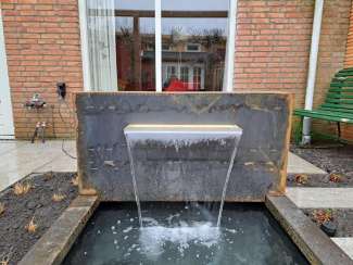 waterval corten staal metaal